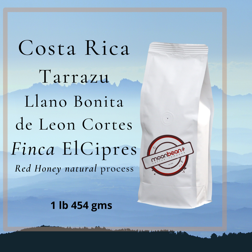 Costa Rica, Finca El Cipres - Single Estate, Red Honey Natural Process, Medium Roast
